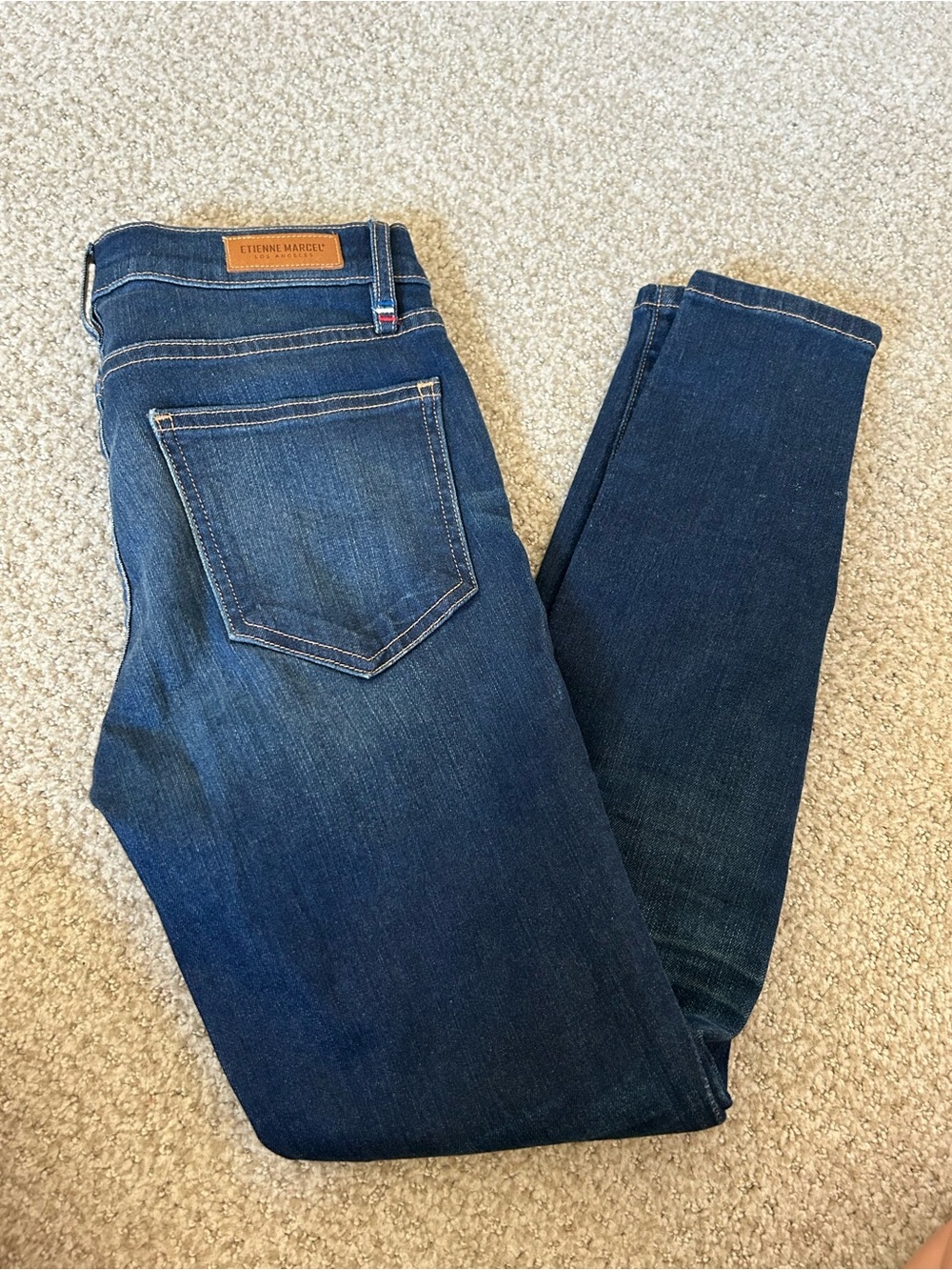 Etienne Aigner Dark Blue Skinny Jeans